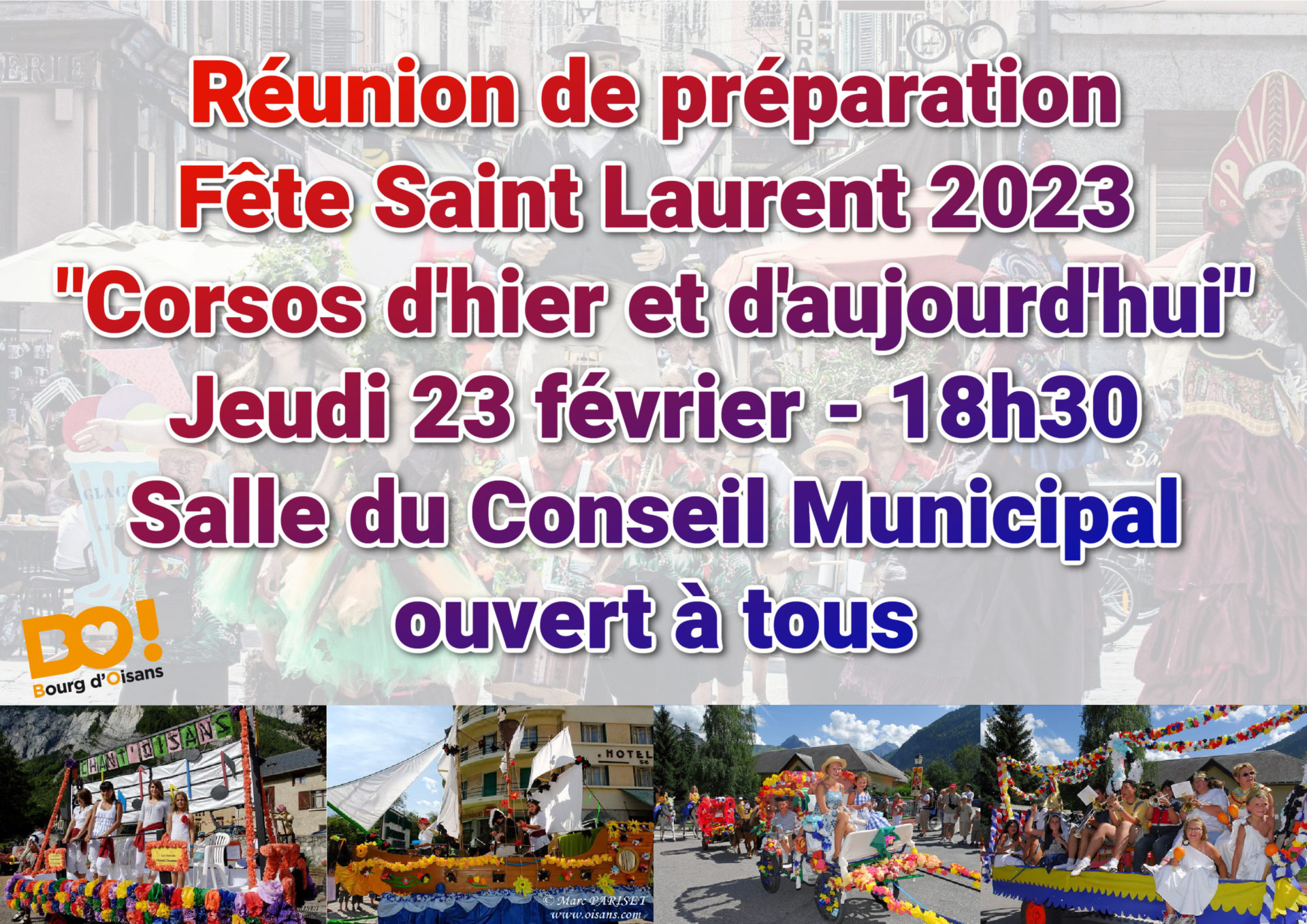 1ère réunion de préparation de la Fête Saint Laurent 2023 Mairie de