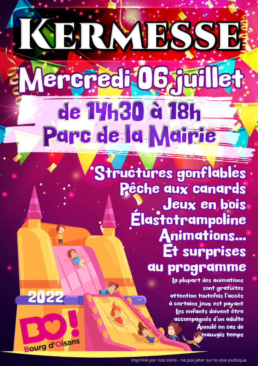 Kermesse + concert CELTICORENC à 18h - Mairie de Bourg d’Oisans