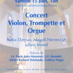 Concert Orgue, Violon et Trompette