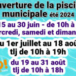 ouverture de la piscine municipale